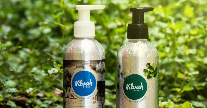Shampoo Bottles - https://www.vilvahstore.com/products/frizz-free-hair-combo